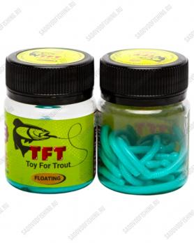 Силиконовая приманка 3 Sharks TFT "Доширак" 100мм Д-04 Голубой