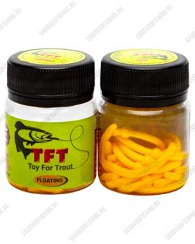 Силиконовая приманка 3 Sharks TFT "Доширак" 100мм Д-05 Жёлтый