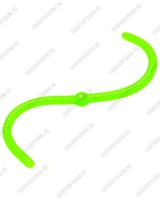 Силиконовая приманка 3 Sharks TFT "Доширак" 100мм Д-12 Салатовый