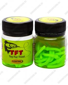 Силиконовая приманка 3 Sharks TFT "Доширак" 100мм Д-12 Салатовый