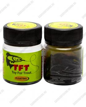 Силиконовая приманка 3 Sharks TFT "Доширак" 100мм Д-14 Чёрный