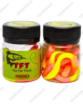 Силиконовая приманка 3 Sharks TFT "Toy Worms" 80мм TW-20 Барби-Шартрез