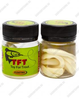 Силиконовая приманка 3 Sharks TFT "Toy Worms" 80мм TW-03 Белый