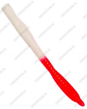 Силиконовая приманка 3 Sharks TFT "Toy Worms" 80мм TW-22 Бело-Розовый