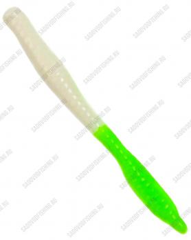 Силиконовая приманка 3 Sharks TFT "Toy Worms" 80мм TW-23 Бело-Салатовый
