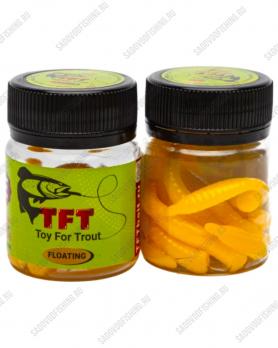 Силиконовая приманка 3 Sharks TFT "Toy Worms" 80мм TW-05 Жёлтый