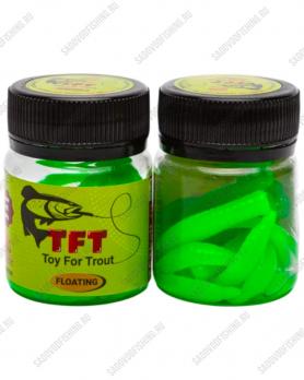 Силиконовая приманка 3 Sharks TFT "Toy Worms" 80мм TW-06 Зелёный