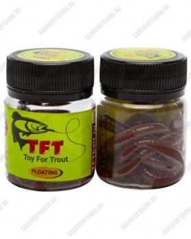 Силиконовая приманка 3 Sharks TFT "Toy Worms" 80мм TW-07 Коричневый