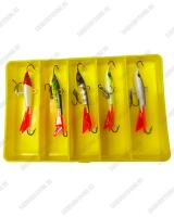 Балансир в кейсе Sokuda 30мм 6гр 5шт Набор #3