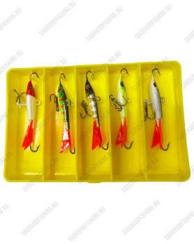 Балансир в кейсе Sokuda 30мм 6гр 5шт Набор #3