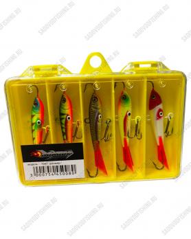 Балансир в кейсе Sokuda 7047 40мм 13гр 5шт