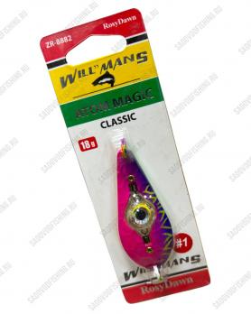 Блесна светодиодная Rosy Dawn Atom Magic 18гр