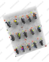 Набор #В1040 4мм 1.35гр 3крючка