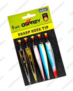 Блесна вертикальная Osprey Sharp Hook Tip 10020 80мм 15гр 5шт Набор цветов #1