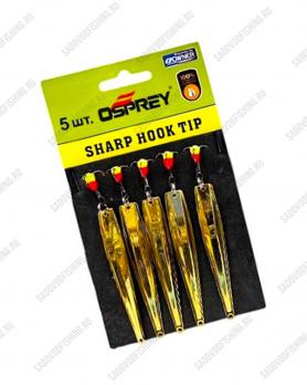 Блесна вертикальная Osprey Sharp Hook Tip 10020 80мм 15гр 5шт Золотой