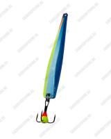Блесна вертикальная Osprey Sharp Hook Tip 10020 80мм 15гр 5шт Сине-зелёный