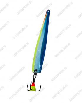 Блесна вертикальная Osprey Sharp Hook Tip 10020 80мм 15гр 5шт Сине-зелёный
