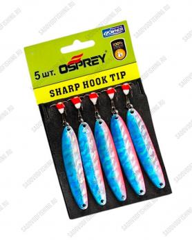 Блесна вертикальная Osprey Sharp Hook Tip 10049 75мм 21гр 5шт Синий