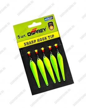 Блесна вертикальная Osprey Sharp Hook Tip 10056 50мм 10гр 5шт Зелёный