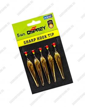 Блесна вертикальная Osprey Sharp Hook Tip 10056 50мм 10гр 5шт Золотой