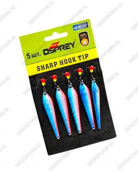 Блесна вертикальная Osprey Sharp Hook Tip 10056 50мм 10гр 5шт Красно-синий