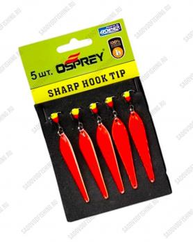 Блесна вертикальная Osprey Sharp Hook Tip 10056 50мм 10гр 5шт Красный