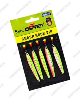 Блесна вертикальная Osprey Sharp Hook Tip 10054 55мм 10гр 5шт 28/SIL