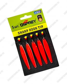 Блесна вертикальная Osprey Sharp Hook Tip 10054 55мм 10гр 5шт Красный