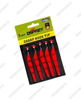 Блесна вертикальная Osprey Sharp Hook Tip 10019 70мм 12гр 5шт Красно-черный