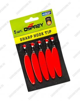 Блесна вертикальная Osprey Sharp Hook Tip 10049 65мм 14гр 5шт Красный