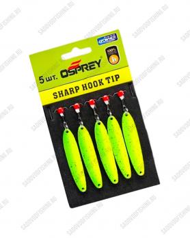 Блесна вертикальная Osprey Sharp Hook Tip 10049 65мм 14гр 5шт Зелёный