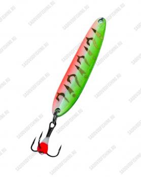 Блесна вертикальная Osprey Sharp Hook Tip 10049 65мм 14гр 5шт Зелёно-красный