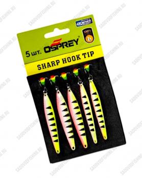 Блесна вертикальная Osprey Sharp Hook Tip 10018 65мм 12гр 5шт 29/SIL
