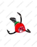 Крючок тройной с каплей Osprey 661501 #10-#14 50шт Зелёно-красный