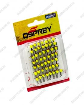 Крючок тройной с каплей Osprey 661501 #10-#14 50шт Зелёный