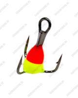 Крючок тройной с каплей Osprey 661501 #10-#14 50шт Красно-жёлтый