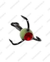 Крючок тройной с каплей Osprey 661501 #10-#14 50шт Оливковый