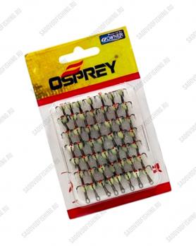 Крючок тройной с каплей Osprey 661501 #10-#14 50шт Оливковый