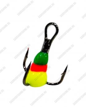 Крючок тройной с каплей Osprey 661501 #10-#14 50шт Мультицвет#3