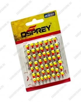 Крючок тройной с каплей Osprey 661501 #10-#14 50шт Мультицвет#4