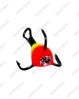 Крючок тройной с каплей Osprey 661501 #10-#14 50шт Красно-зелёный