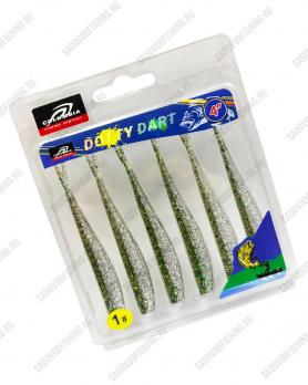 Силиконовая приманка Columbia Dorty Dart 4 дюйма (101.6мм) 6шт