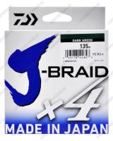 Шнур плетеный SFT Daiwa J-Braid X4 Dark Green 135м