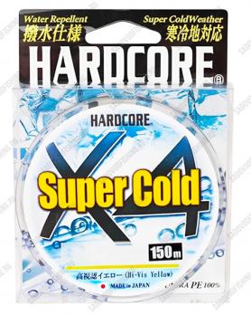 Шнур плетеный SFT Duel Hardcore Super Cold X4 150м Hi-Vis Yellow