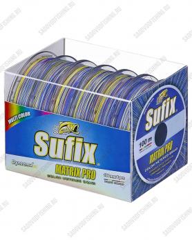 Шнур плетеный SFT Sufix Matrix Pro x6 100м 0.18мм 13.5кг Multicolor