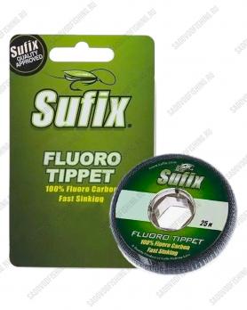 Леска флюорокарбоновая SFT Sufix Fluoro Tippet 25м Clear