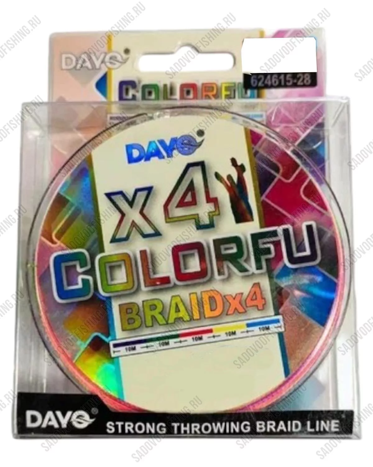 Шнур плетеный Dayo COLORFU X4 100м 10 пачек