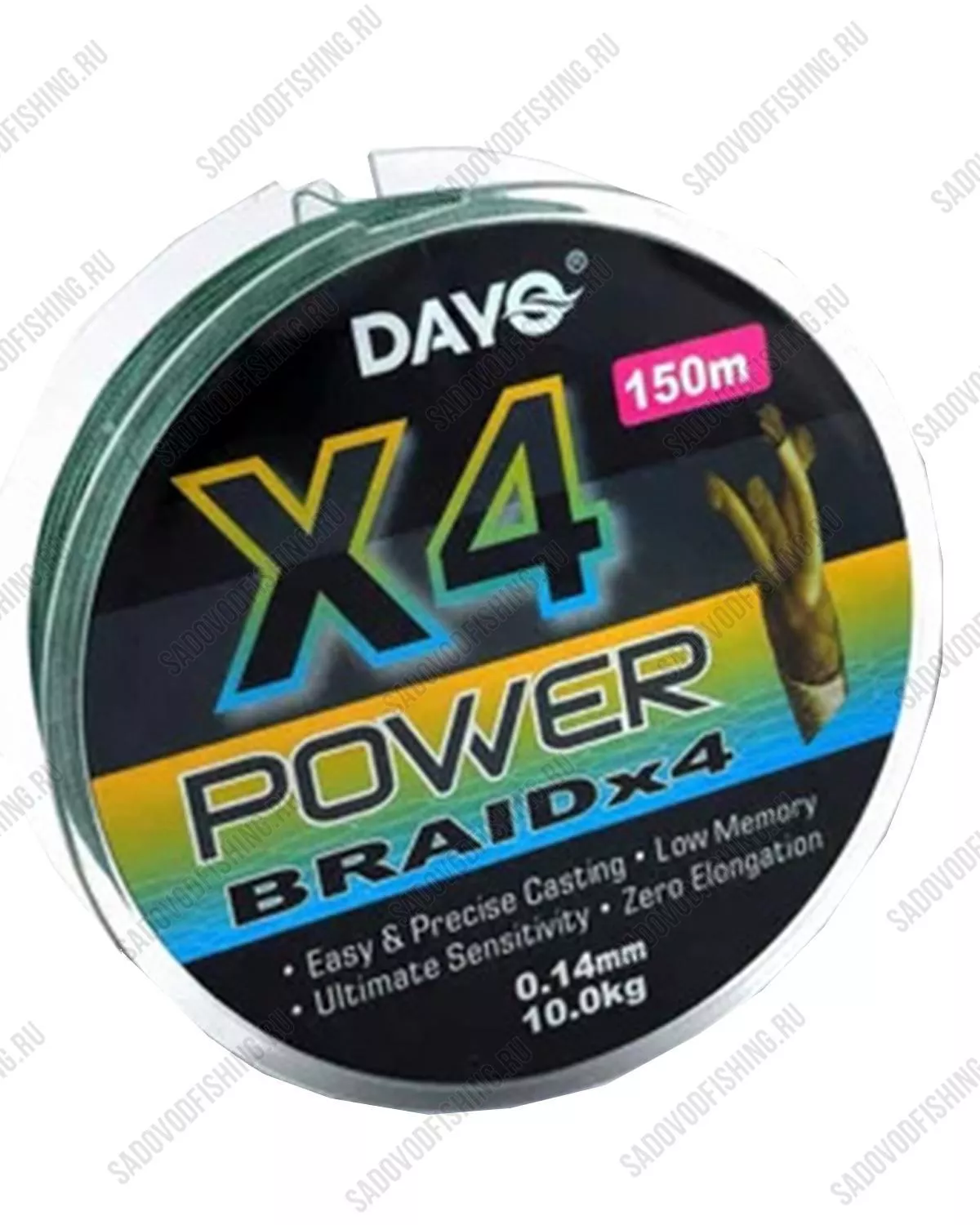 Плетеный шнур Dayo POWER BRAID X4 150м 10 пачек