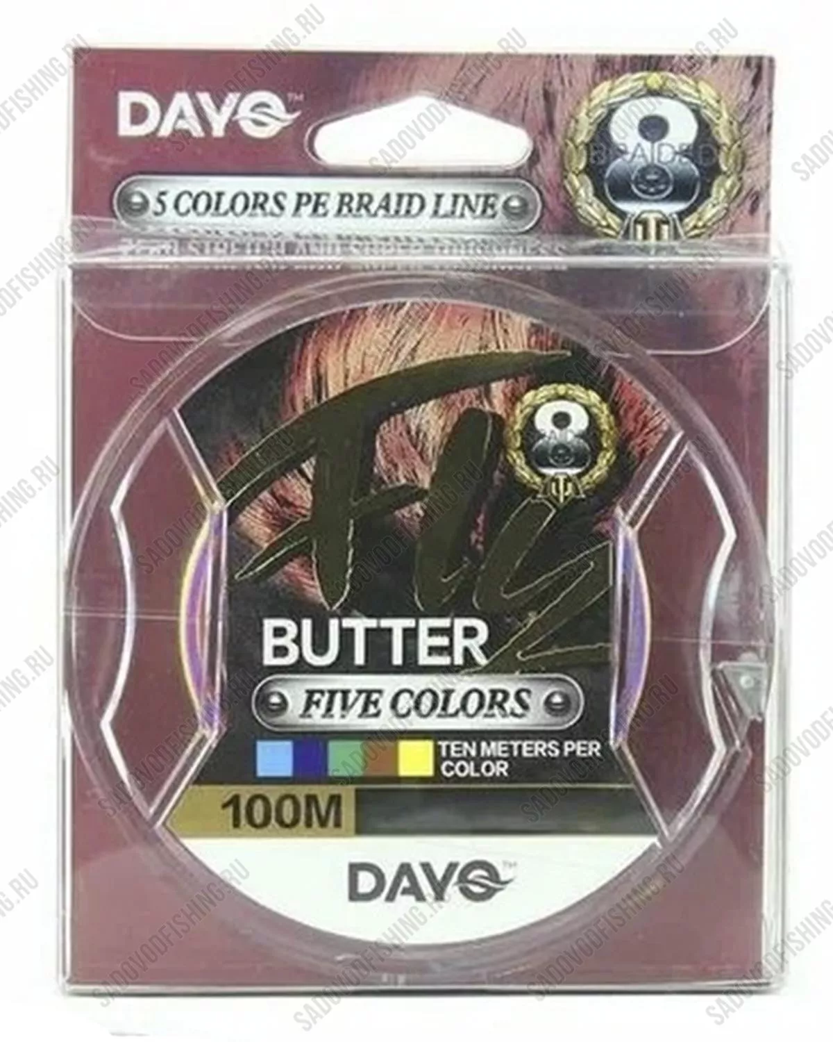 Плетеный шнур Dayo FLY BETTER X8 100м 10 пачек