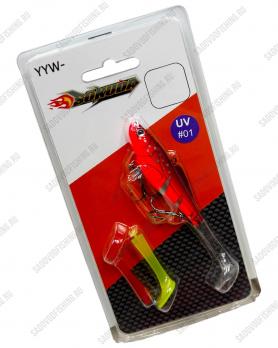 Раттлин Sokuda Wagnero с оснасткой 100мм 18гр